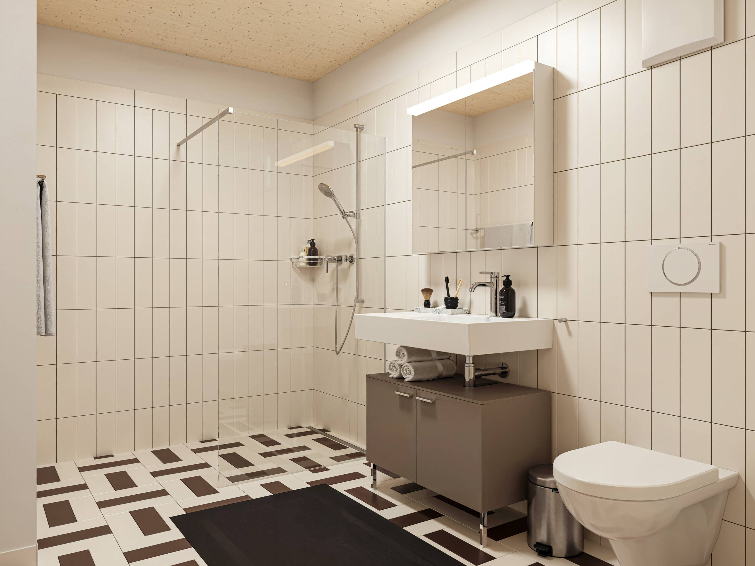 Kesslerplatz 2.5-Zimmer-Wohnung - Bad mit Dusche