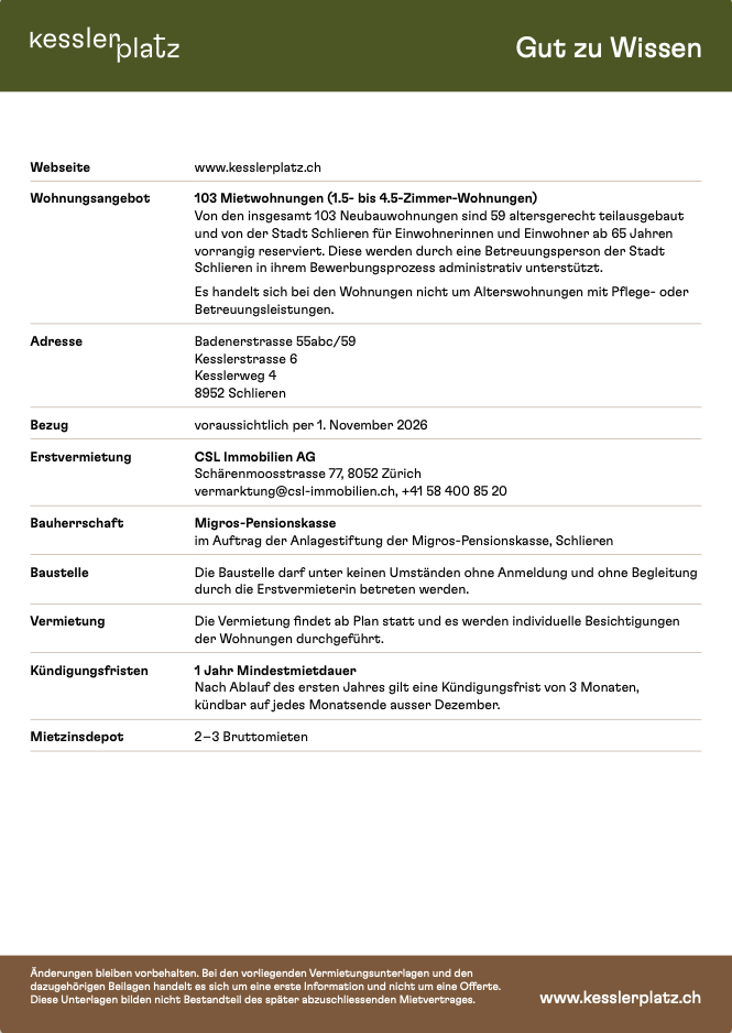 kesslerplatz gut zu wissen