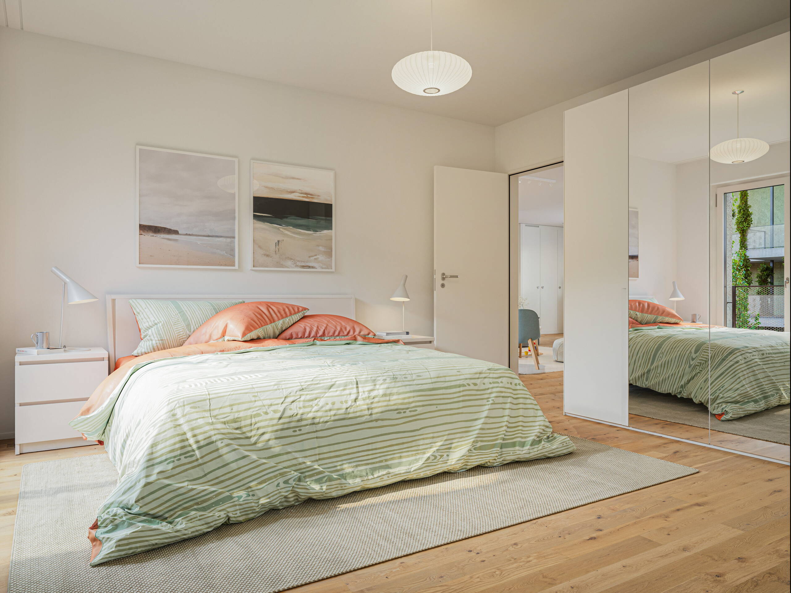 Kesslerplatz 3.5-Zimmer-Wohnung Schlafzimmer