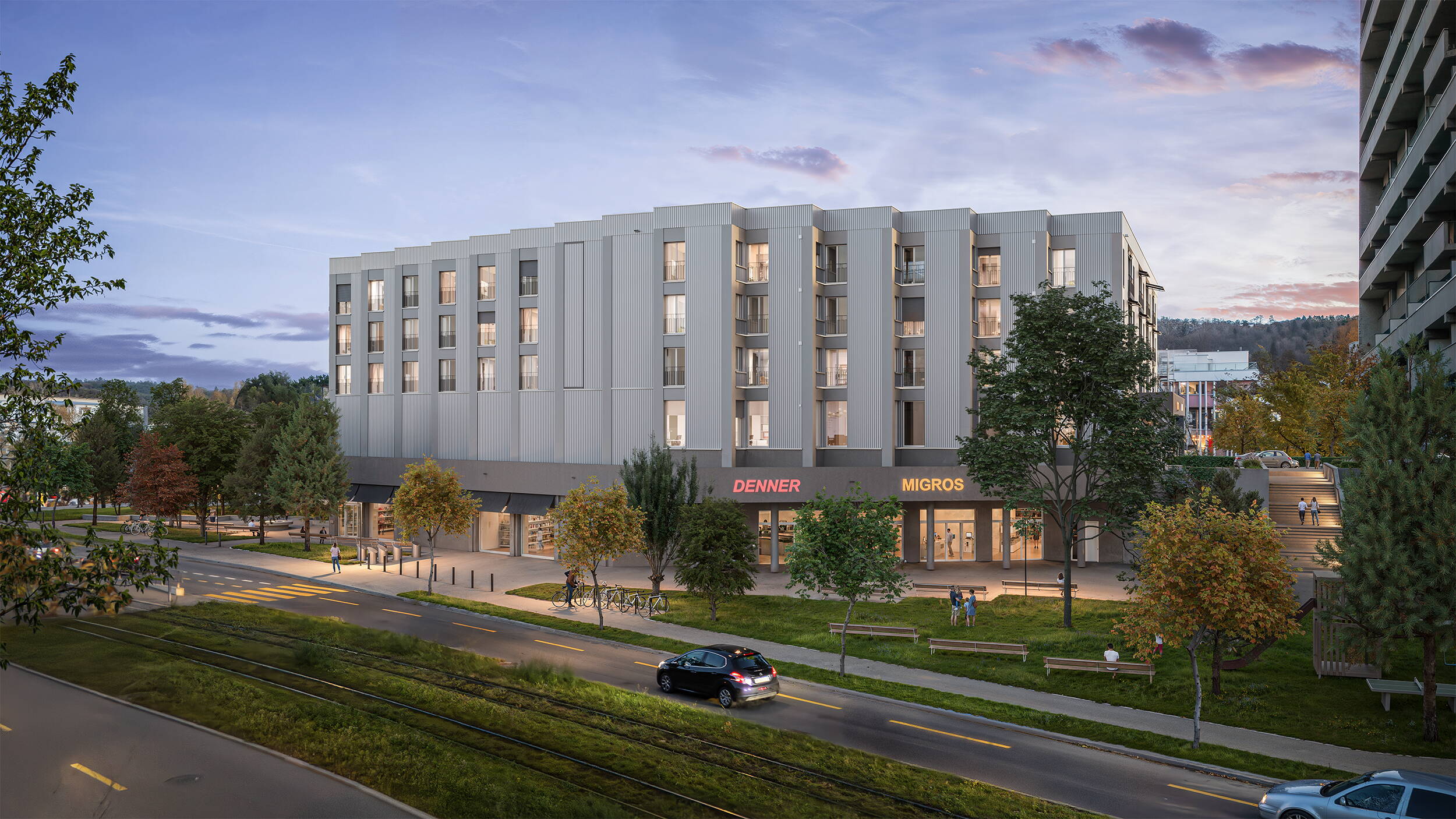 Kesslerplatz Besuchersicht Nord